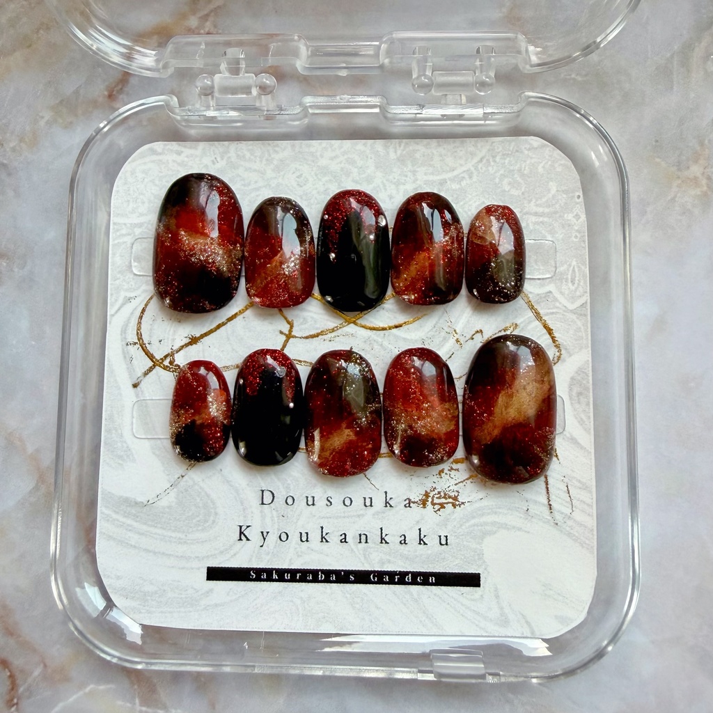 【サイズオーダー】共感覚イメージ ネイルチップ