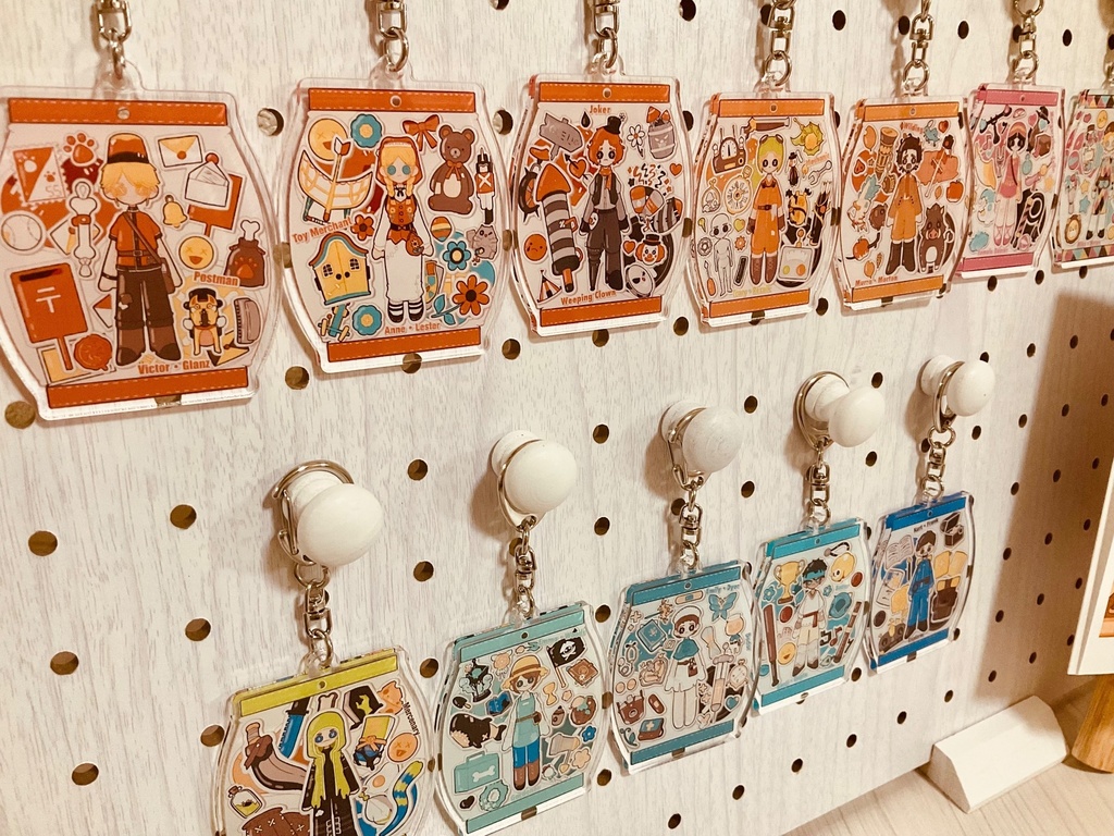 パッケージ風アクリルキーホルダー group9