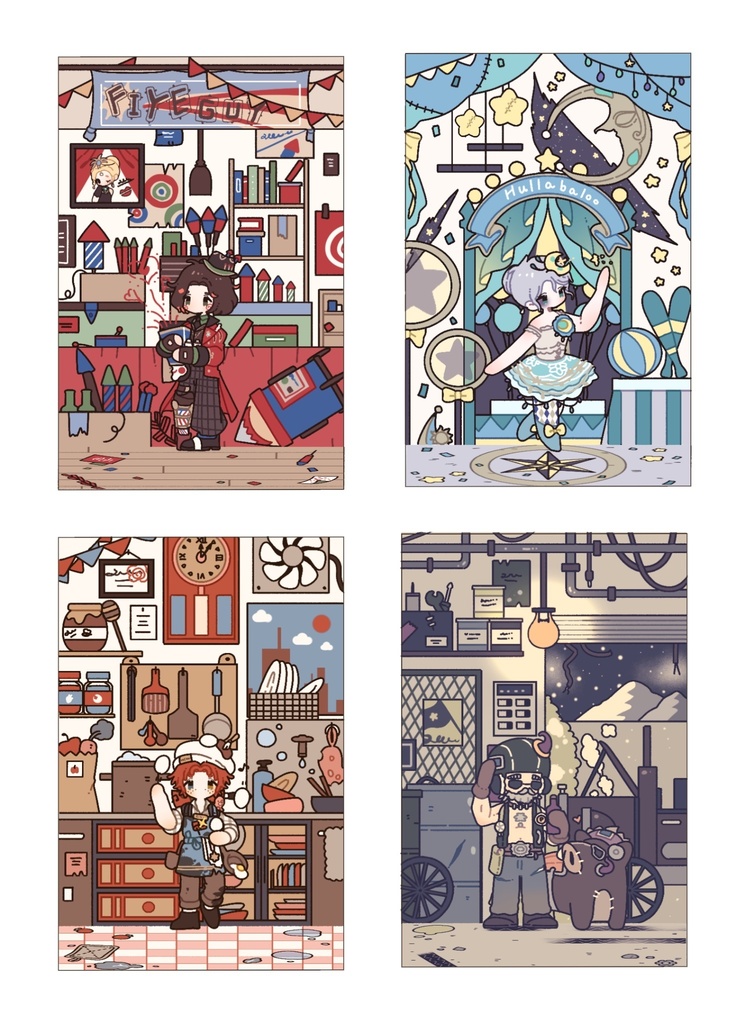 8グループ　ジオラマアクリルスタンド