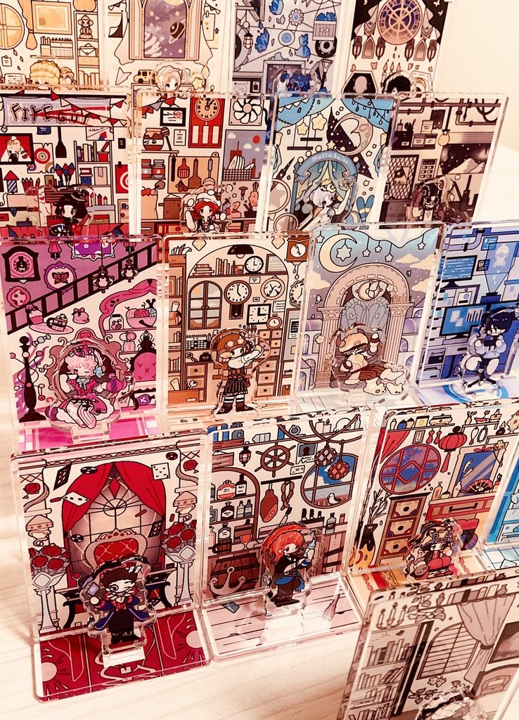 3グループ ジオラマアクリルスタンド