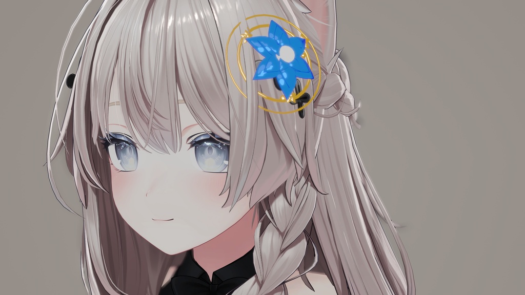 ネモフィラかんざし【しなの対応・VRChat・Modular Avatar】