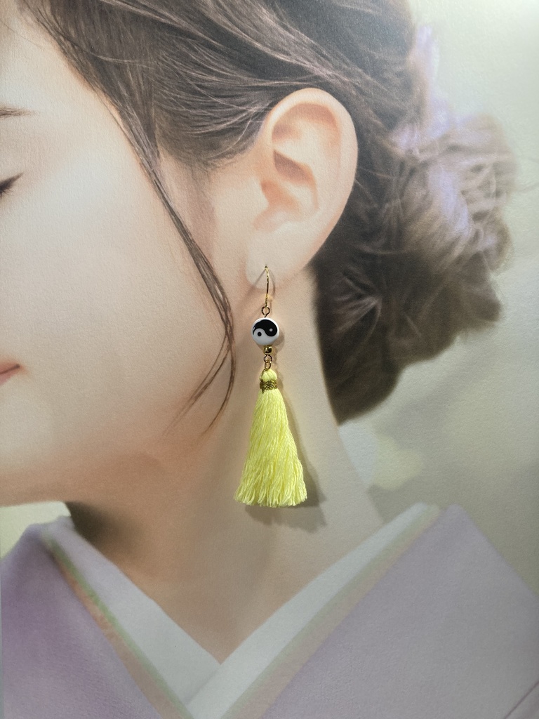 月英の耳飾り風ピアス/イヤリング