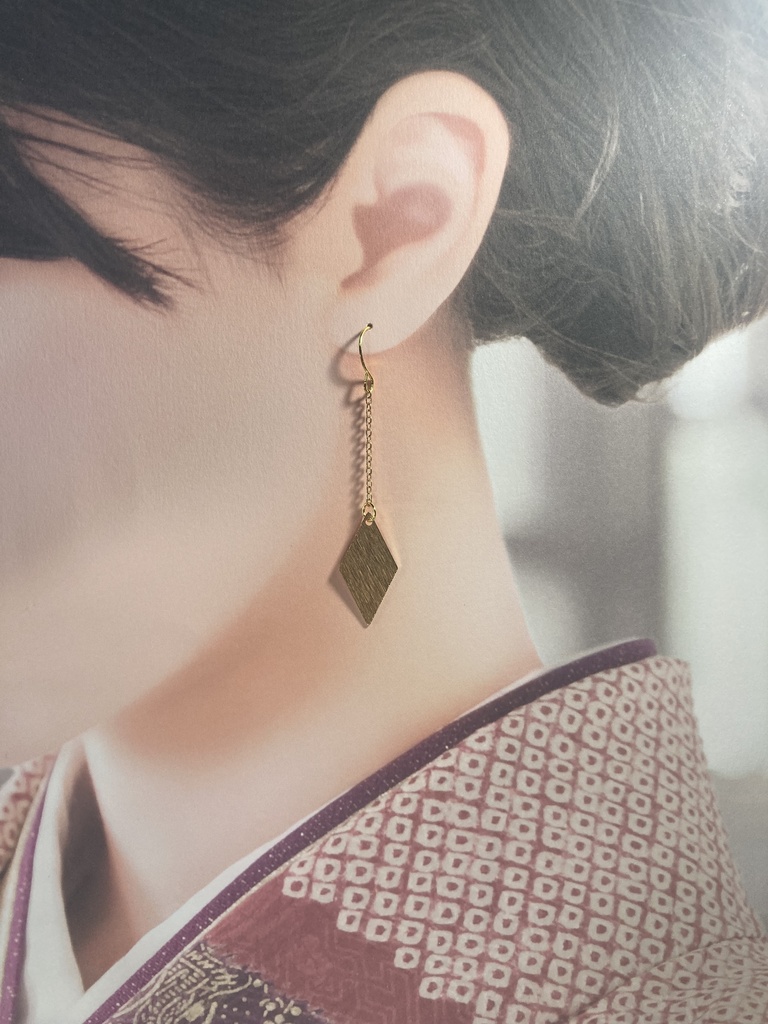 清光の耳飾り風ピアス/イヤリング