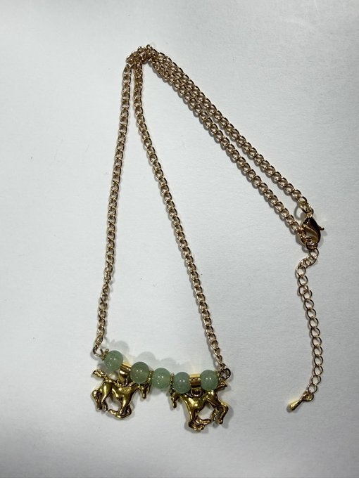 馬超と馬岱のイメージネックレス