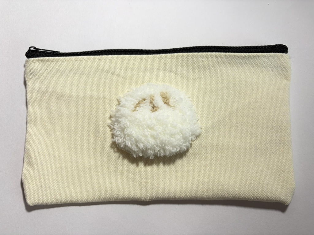 もこもこ肉まんポーチ