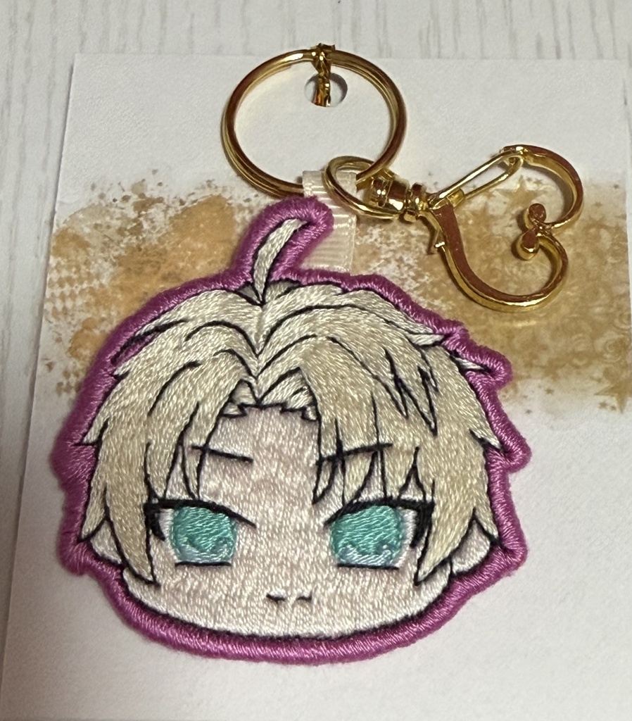 東京ディバンカー 手刺繍キーホルダー 金剛座丈