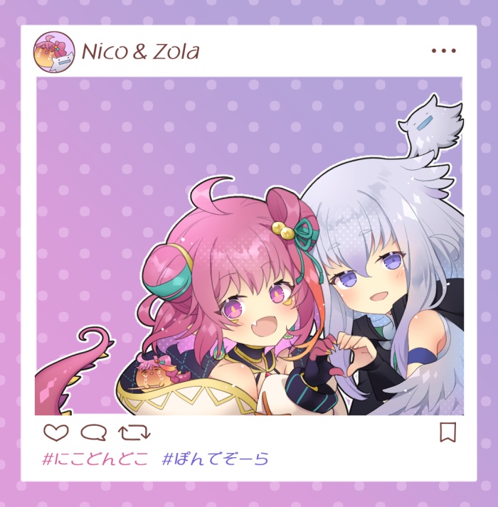 にこ&ゾーラ（アクリルキーホルダー）