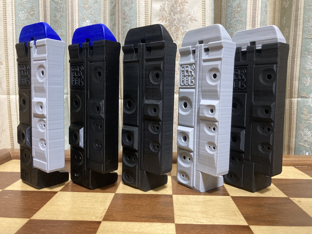 小型ダブルフルート PLA樹脂製の自作楽器(Mini Double Flute)