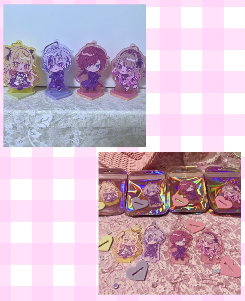 アクリルスタンドキーホルダー