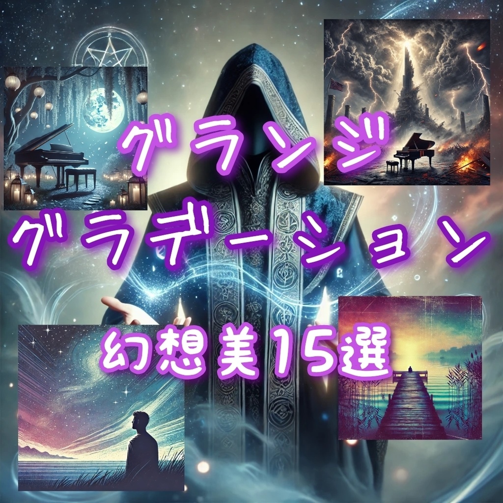 グランジ×幻想美✨使えるデザイン15選