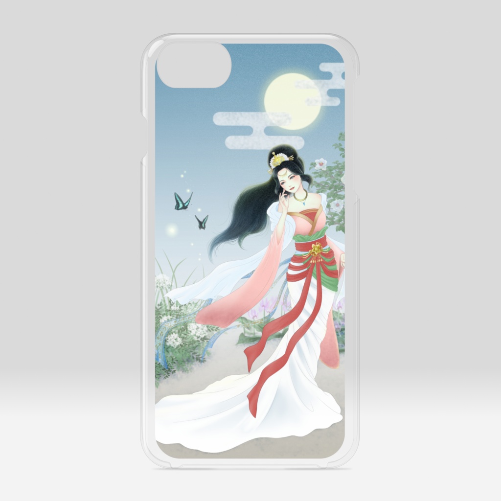 『天女』iPhoneクリアケース (JABデザインコンテスト2020優秀賞受賞作品)