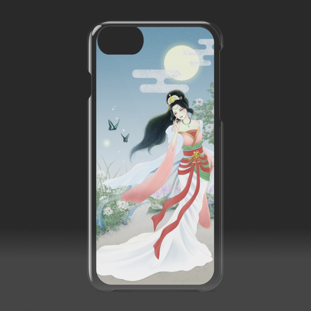 『天女』iPhoneクリアケース (JABデザインコンテスト2020優秀賞受賞作品)