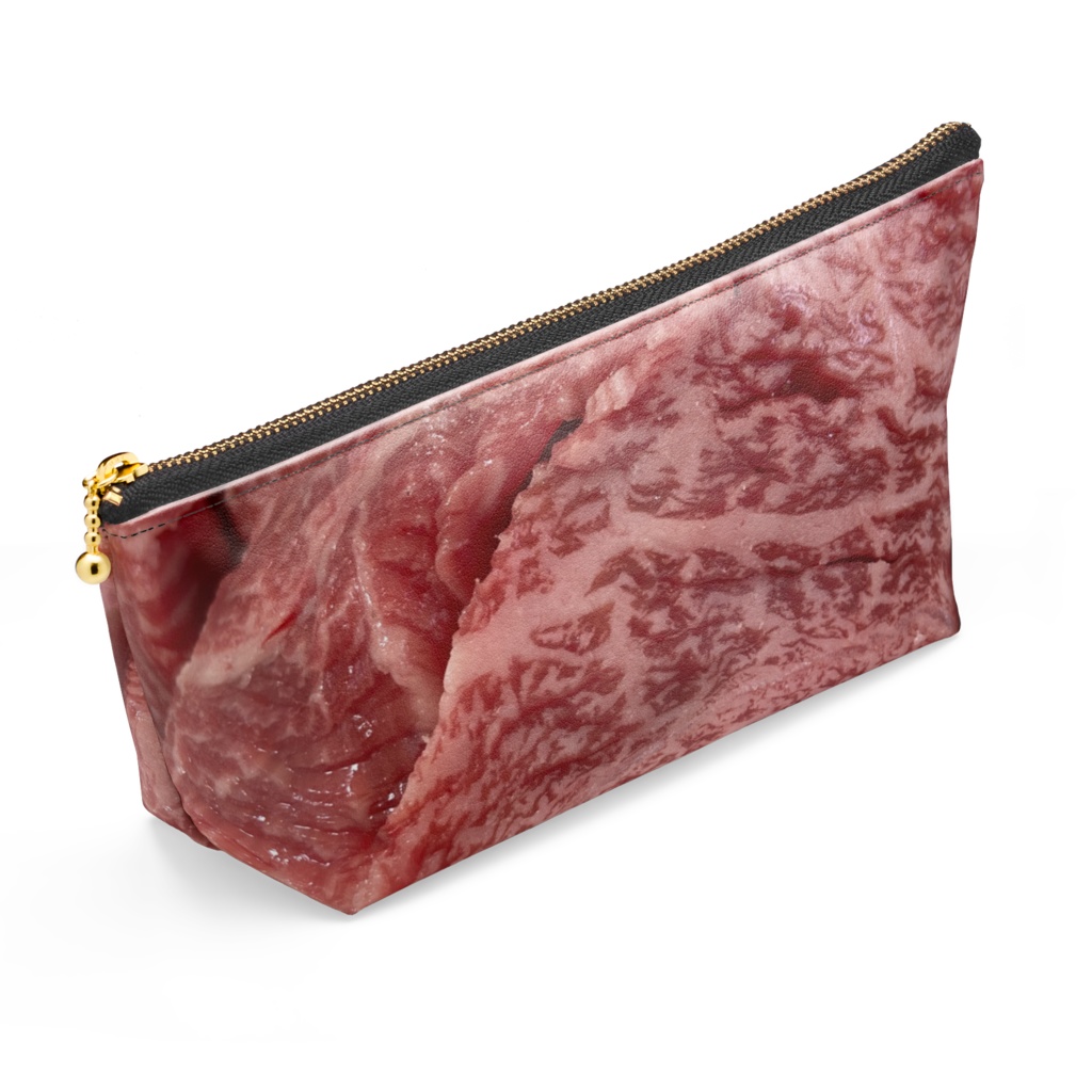 やったぜ牛肉 ポーチ