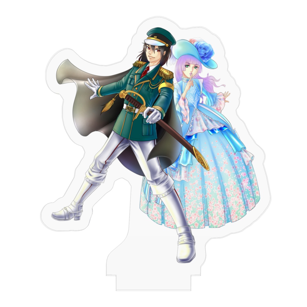 『いろは唄』アクリルフィギュアREQUEST COLLECTION 軍服×ドレス