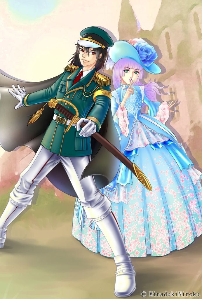 『いろは唄』アクリルフィギュアREQUEST COLLECTION 軍服×ドレス