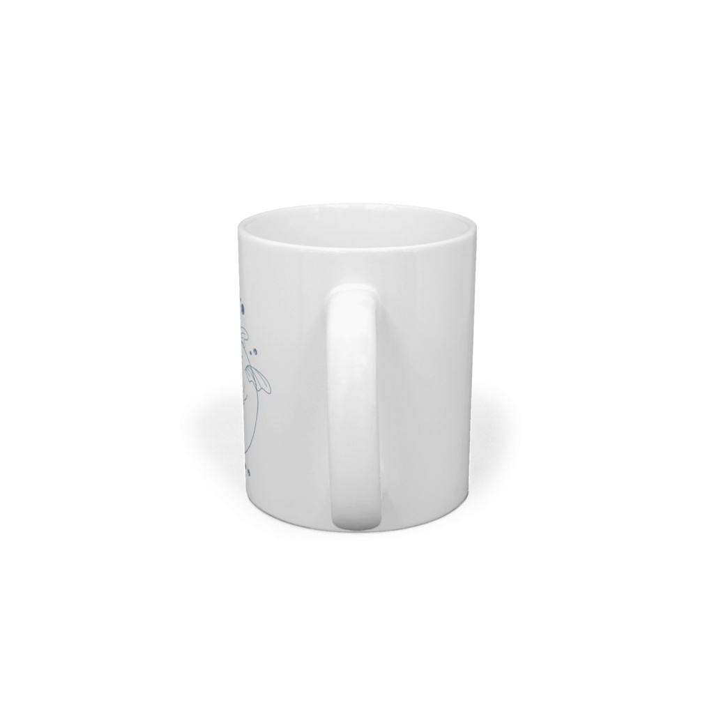 水の妖精魚の戯れ マグカップ