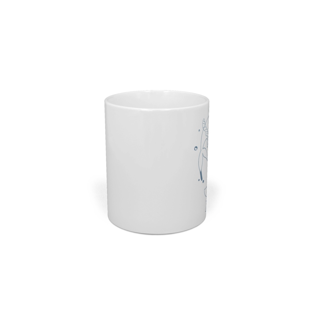 水の妖精魚の戯れ マグカップ