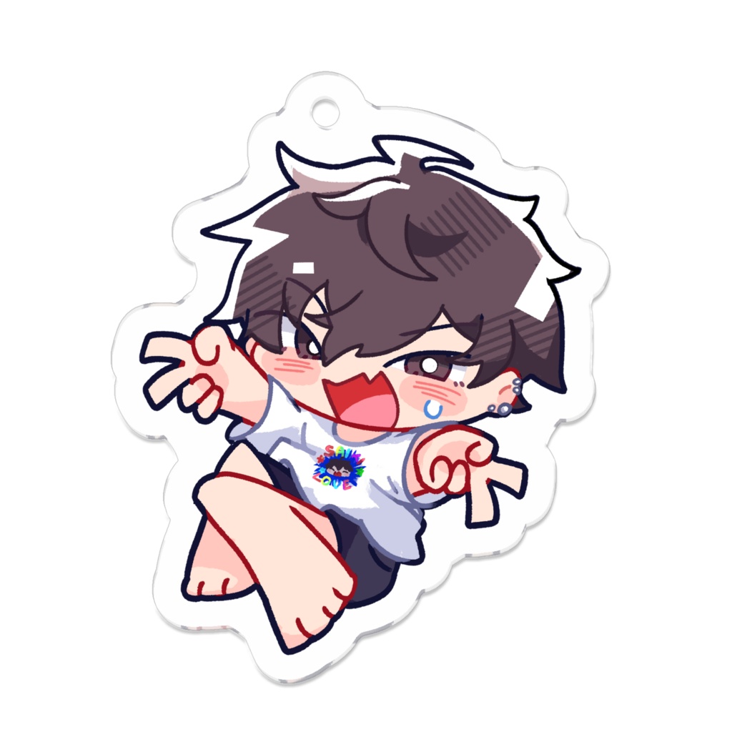 【非公式】佐伯イッテツ I LOVE ME キーホルダー