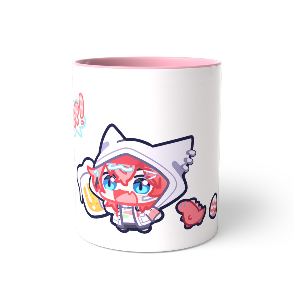 【非公式】KP !! 赤城ウェン ツートンカラーマグカップ 