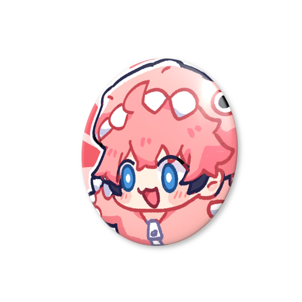 【非公式】赤城ウェン 缶バッジ- 32mm