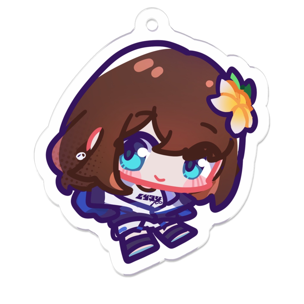 【非公式】にじFES 2026 ハナ・マキア アクリルキーホルダー