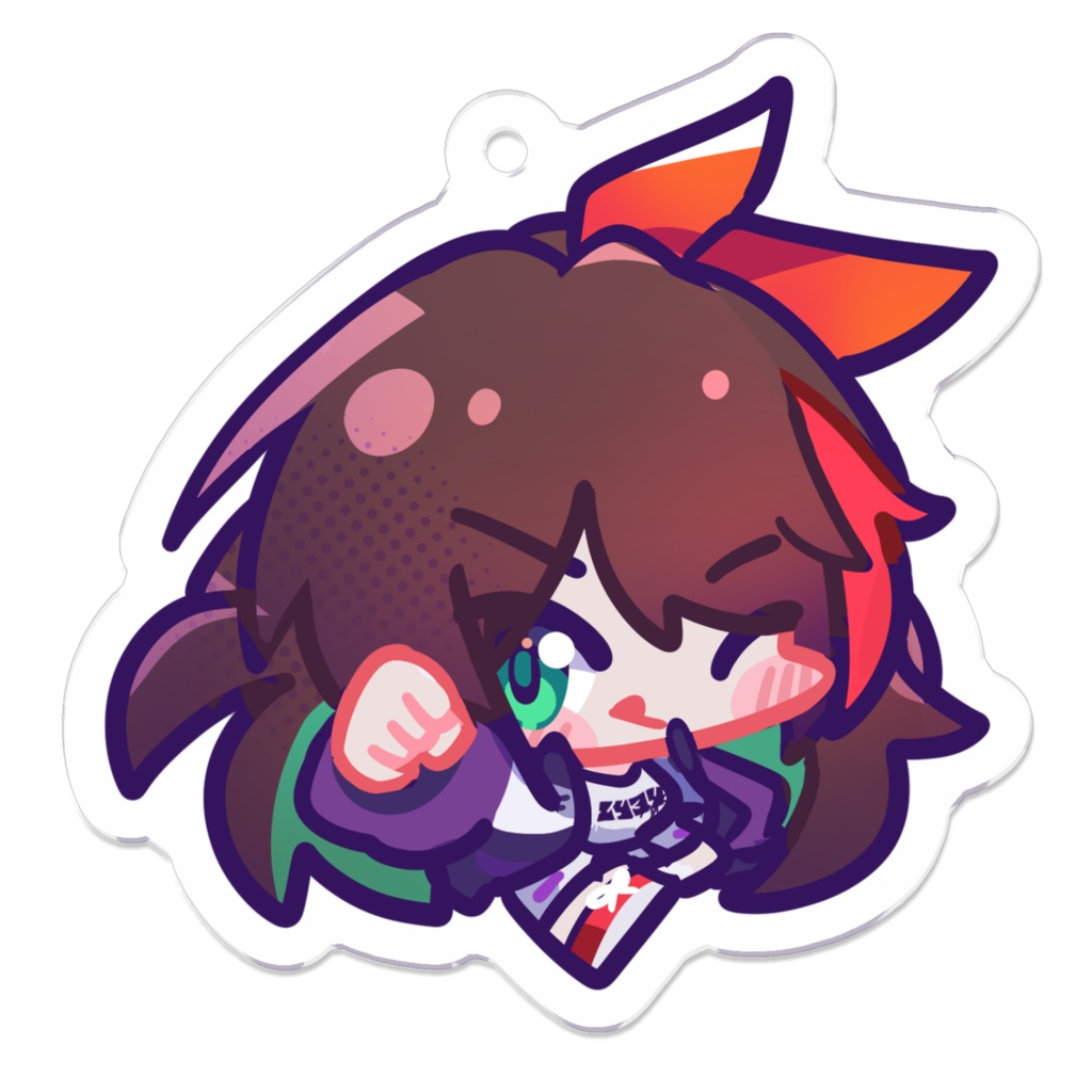 【非公式】にじFES 2026 エトナ クリムソン アクリルキーホルダー