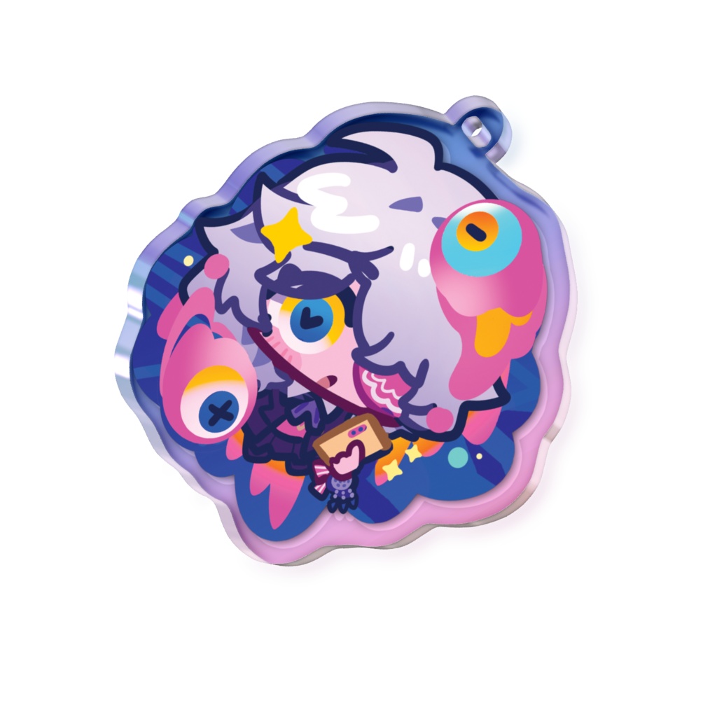 【非公式】 デレム カド モニタリング オーロラアクリルキーホルダー