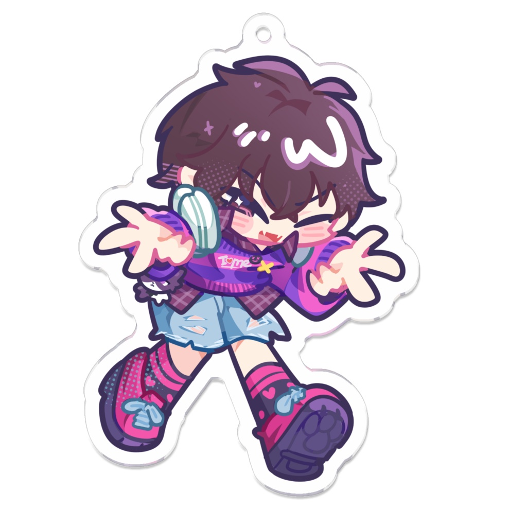 【非公式】佐伯イッテツ #リトテツ Seaside Holiday アクリルキーホルダー