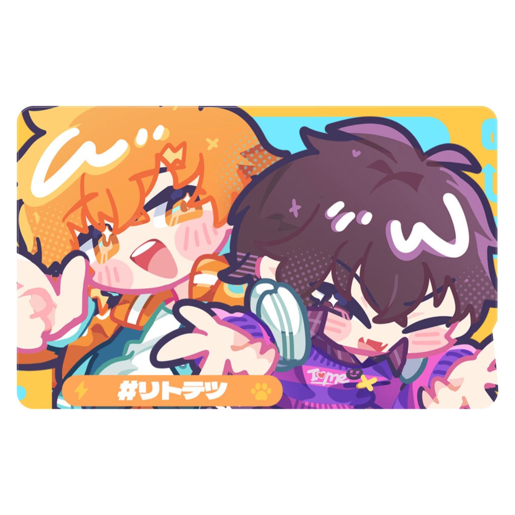 【非公式】 #リトテツ Seaside Holiday ICカードステッカー