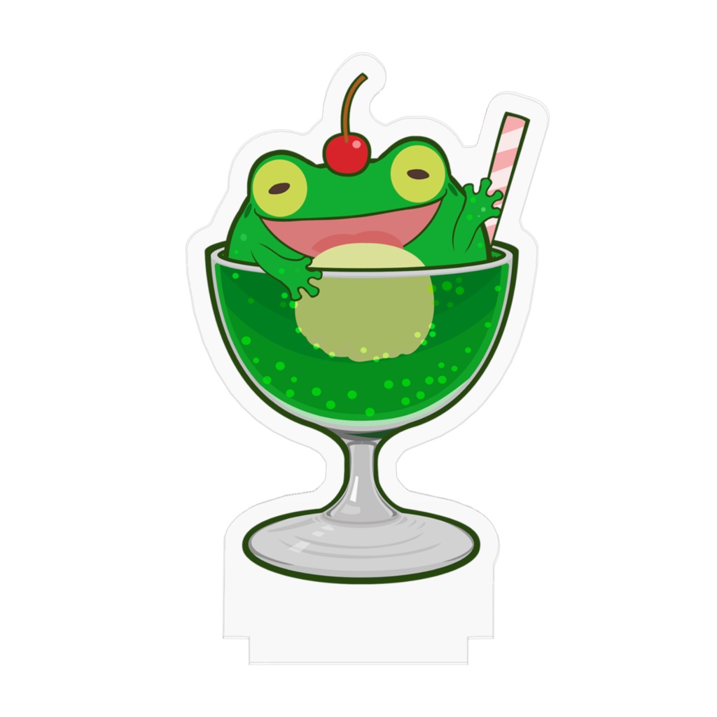 えきたいゆるきゃらミドのアクリルフィギュア