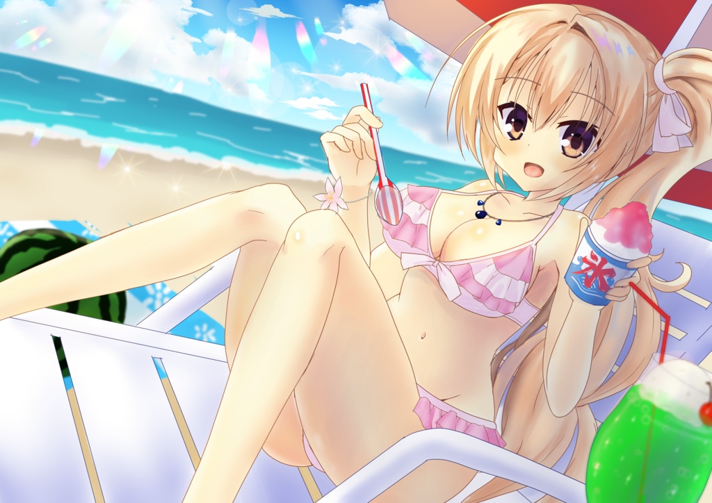 夏到来!水着シャーリィタペストリー