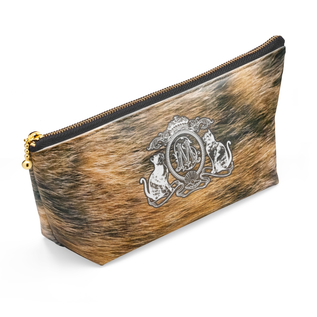 推し猫ポーチ【サビ猫】