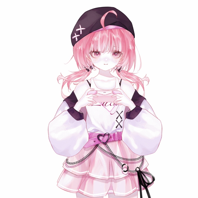 【Live2Dモデル】ピンク系少女【無料試す】【VTS対応】