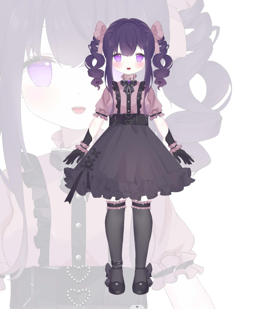 【Live2Dモデル】ツインテール量産型地雷ロリ【VTS対応】