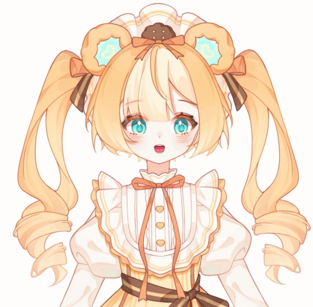 【Live2Dモデル】プリンみたいなメイド子【VTS対応】