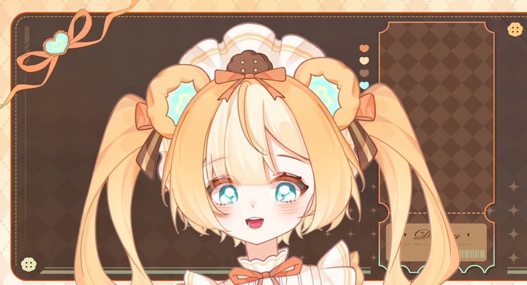 【Live2Dモデル】プリンみたいなメイド子【VTS対応】