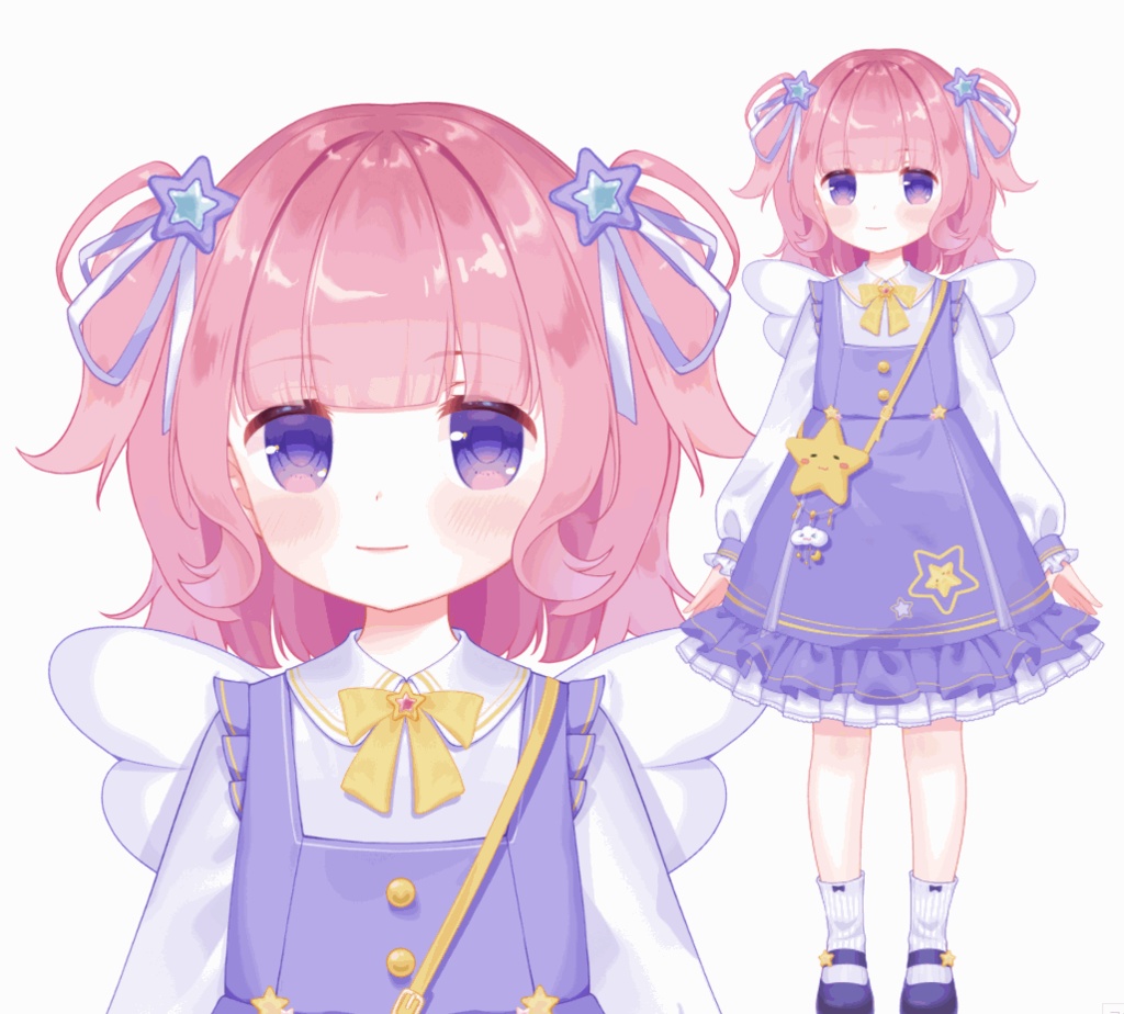 【Live2Dモデル】ピンク毛ロリ天使【VTS対応】