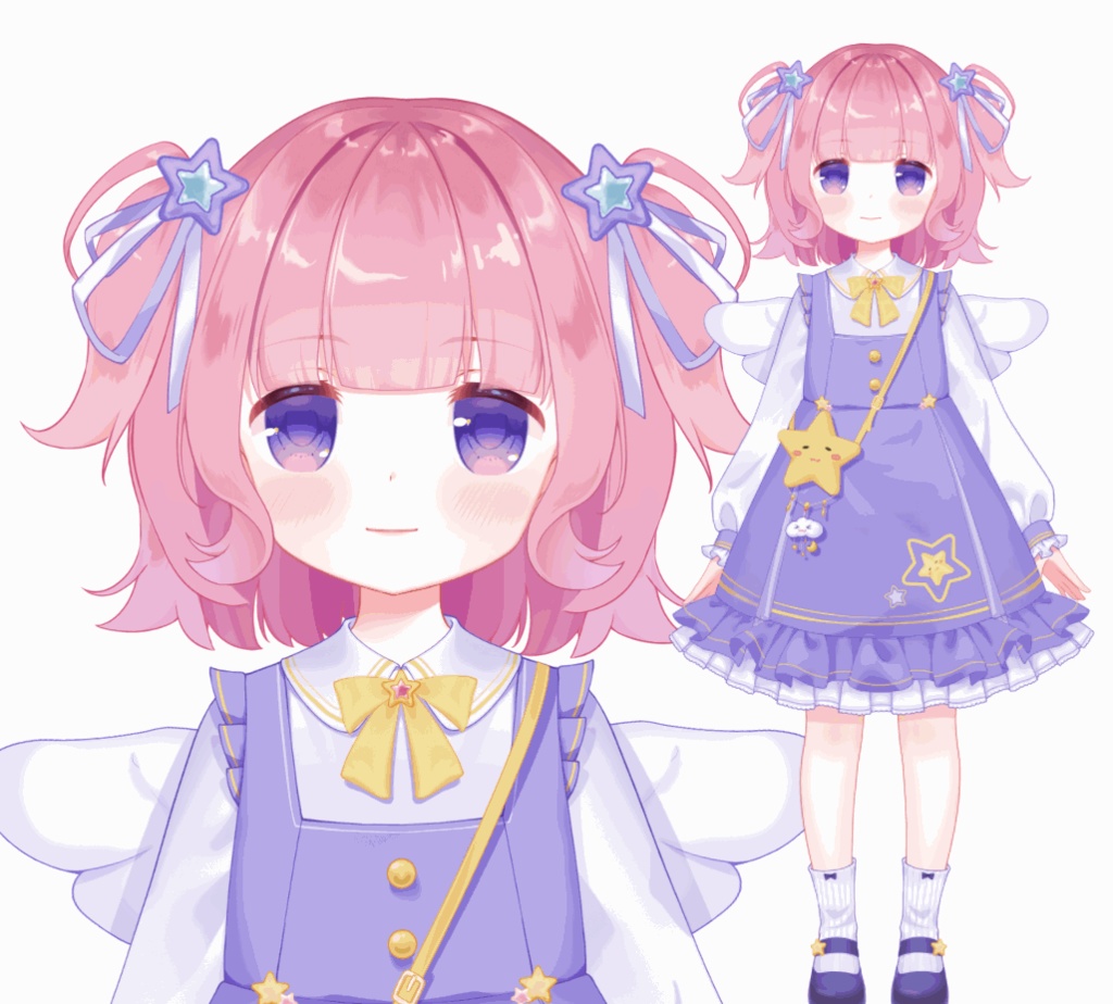 【Live2Dモデル】ピンク毛ロリ天使【VTS対応】