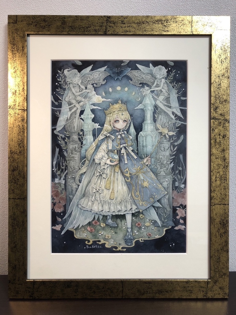 額装原画「戴冠式」