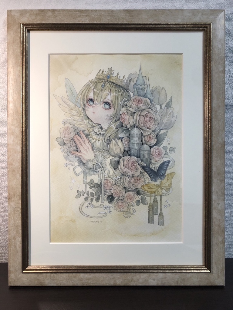 額装原画「幻想の国」