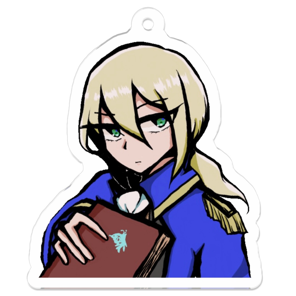 シルクさんアクリルキーホルダー