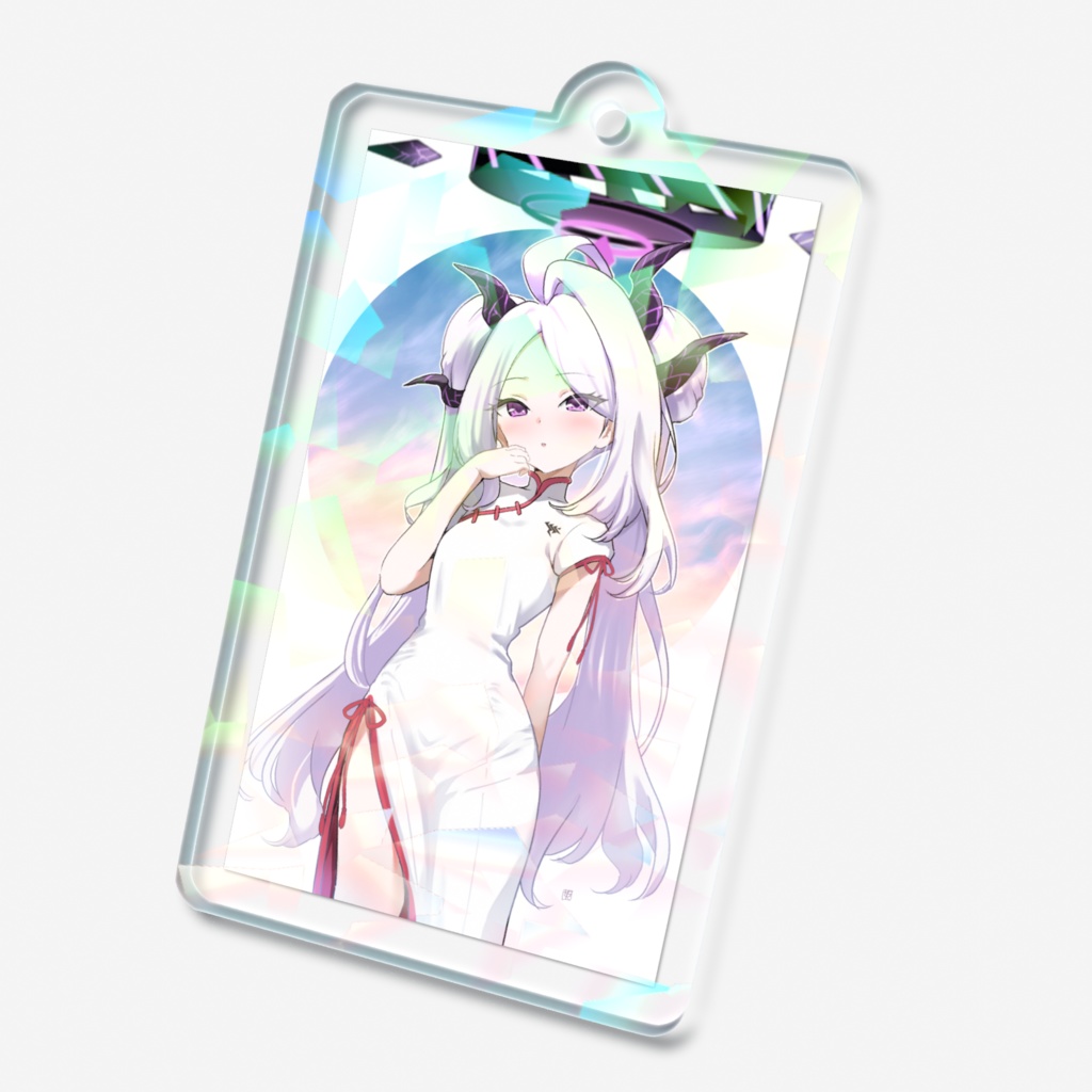 チーパオヒナ ホログラムアクキー