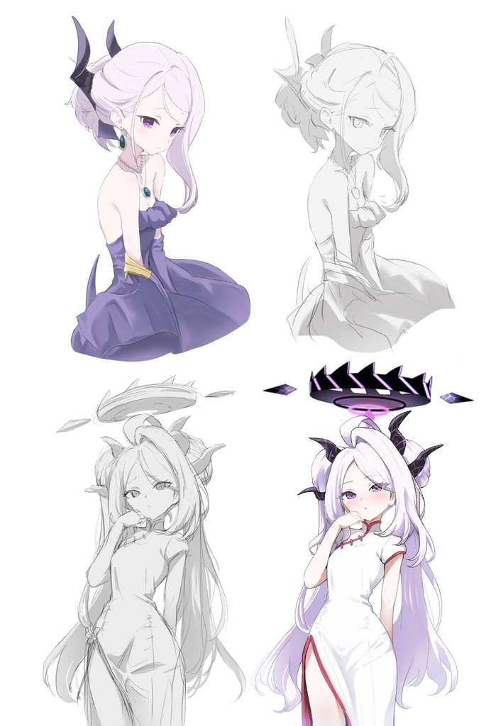 デジタルスケッチ集vol.1 構図・アイデアのヒントに