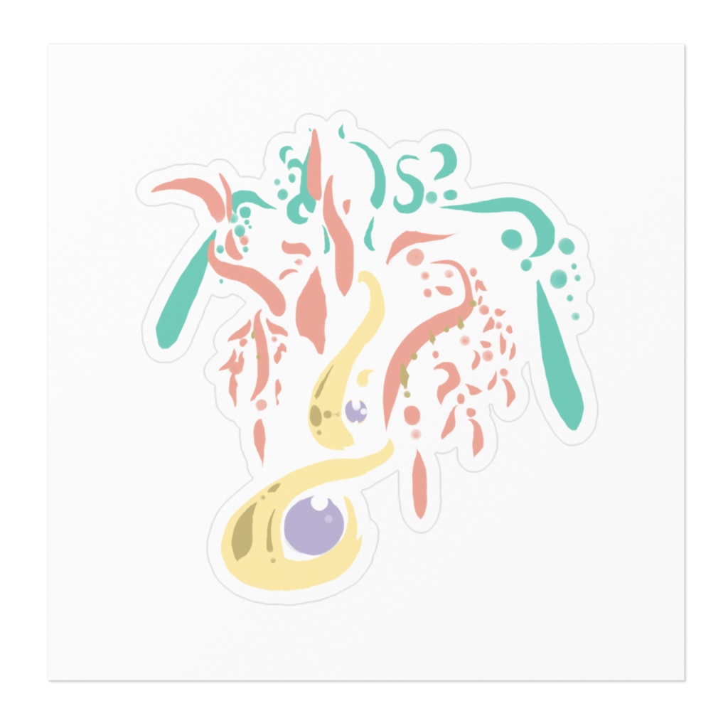 月の呼び声_新月 ステッカー