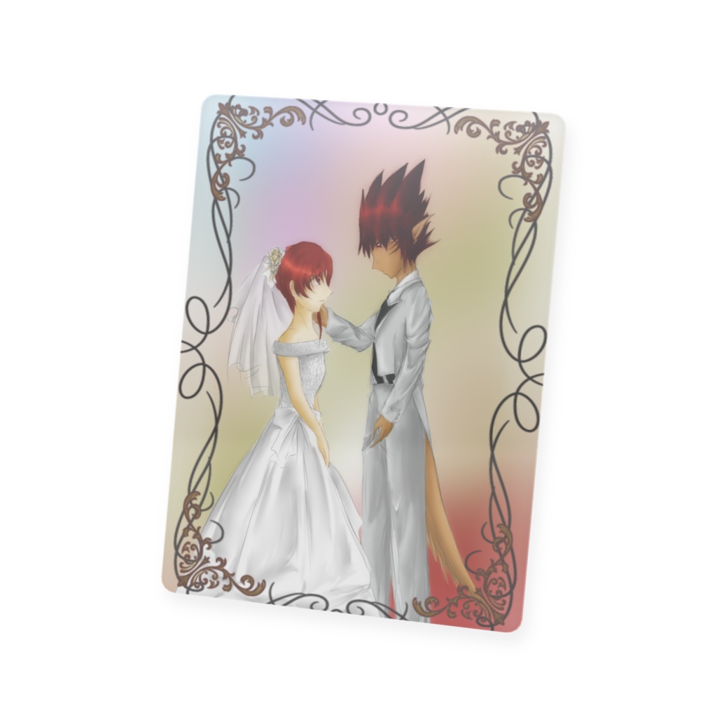 Likilia ウェディングプラスチックカード ドルゾ&ローシャ