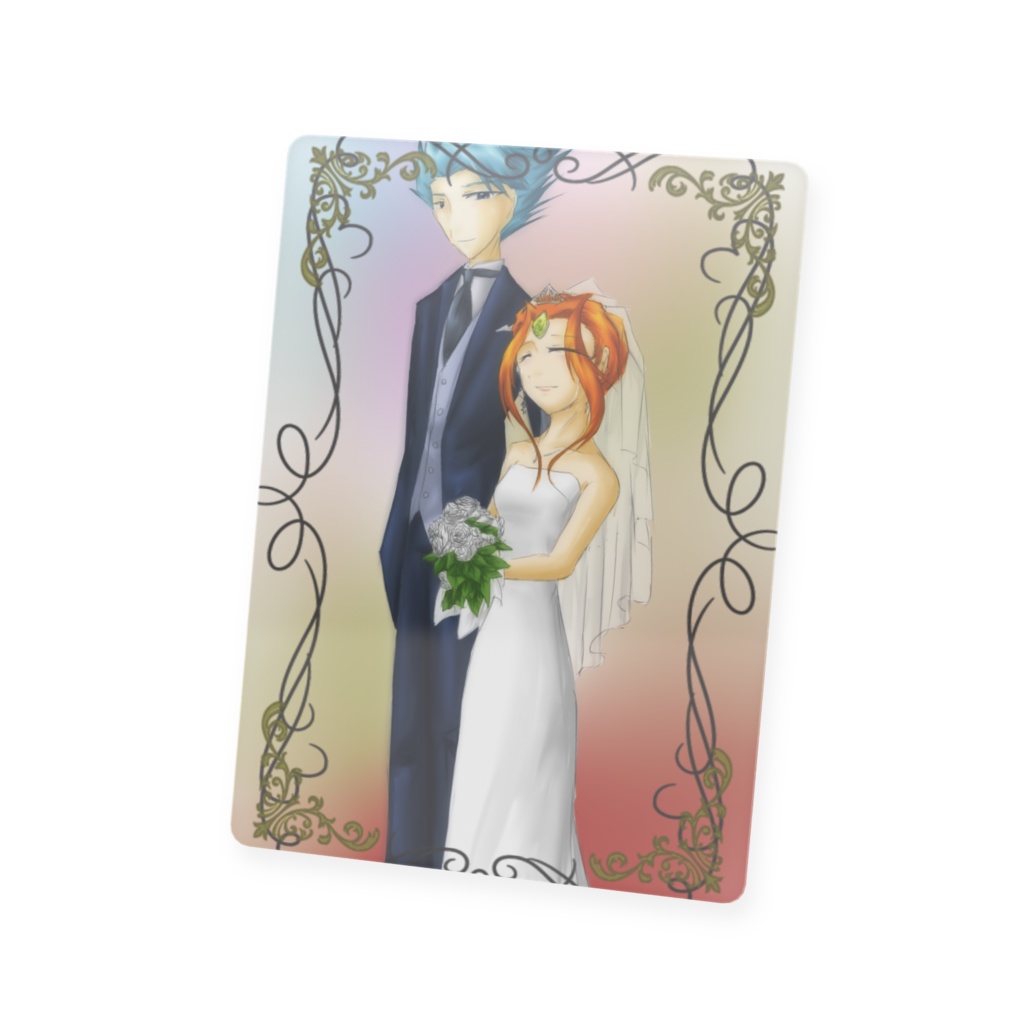 Likilia ウェディングプラスチックカード ニック&ライナ