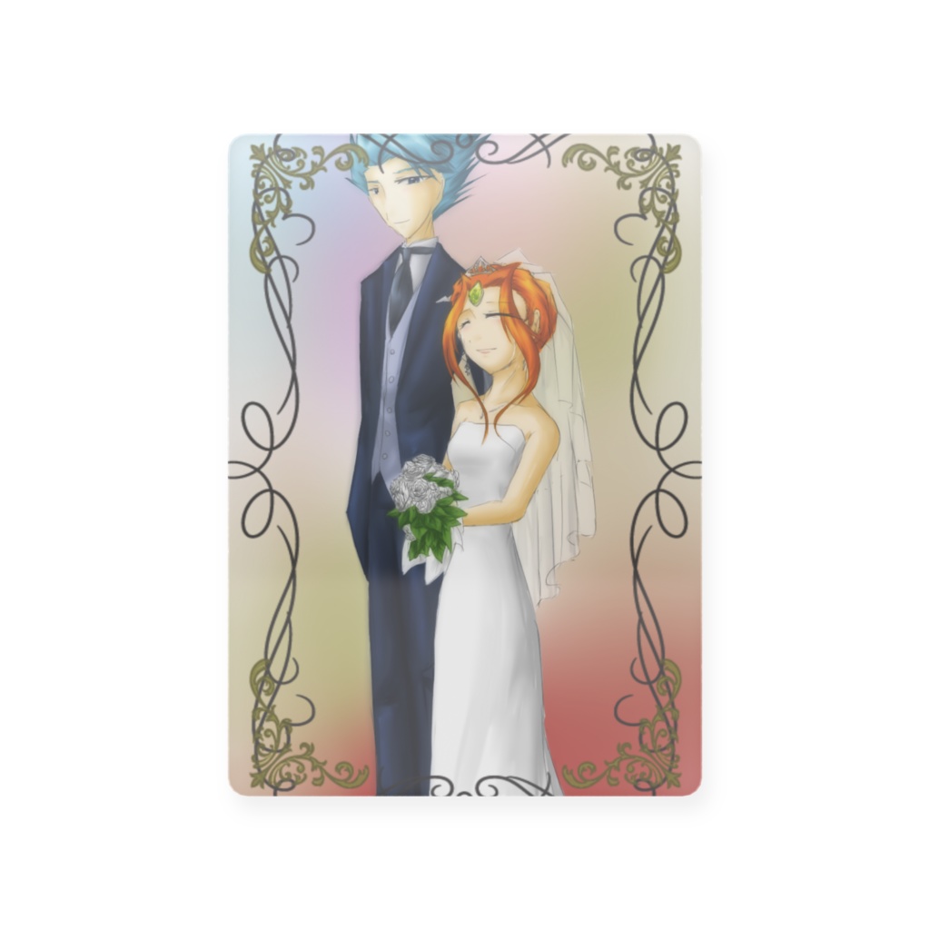 Likilia ウェディングプラスチックカード ニック&ライナ