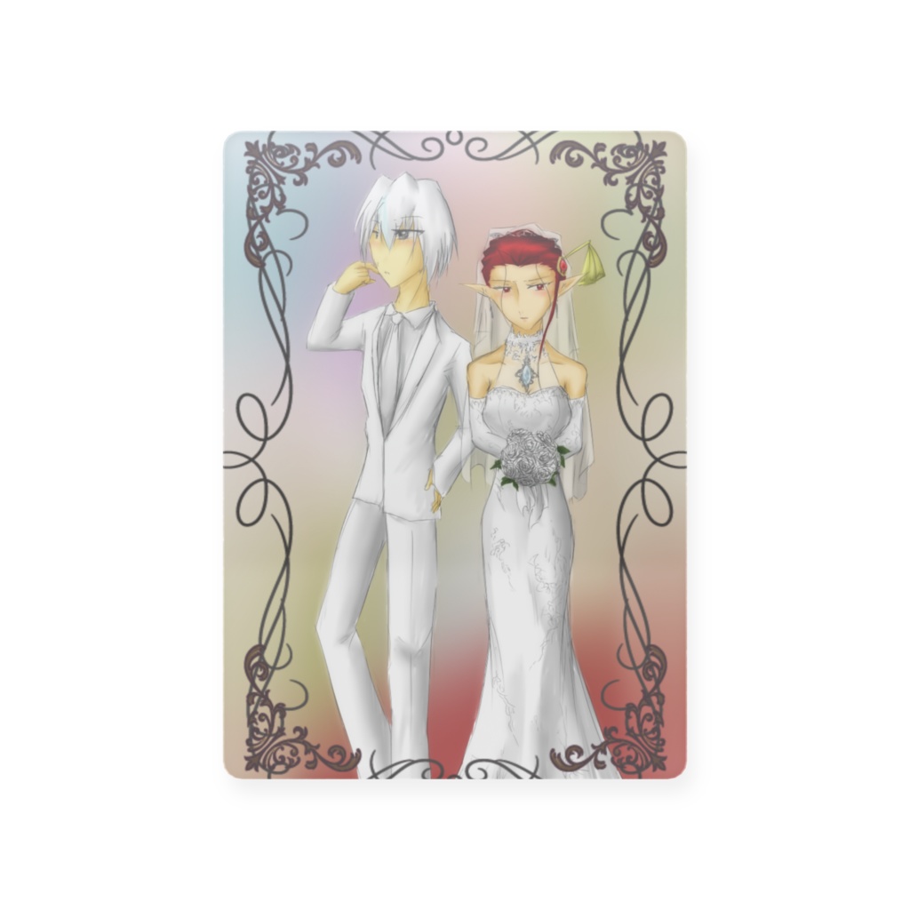 Likilia ウェディングプラスチックカード ラガール&ラフィーナ