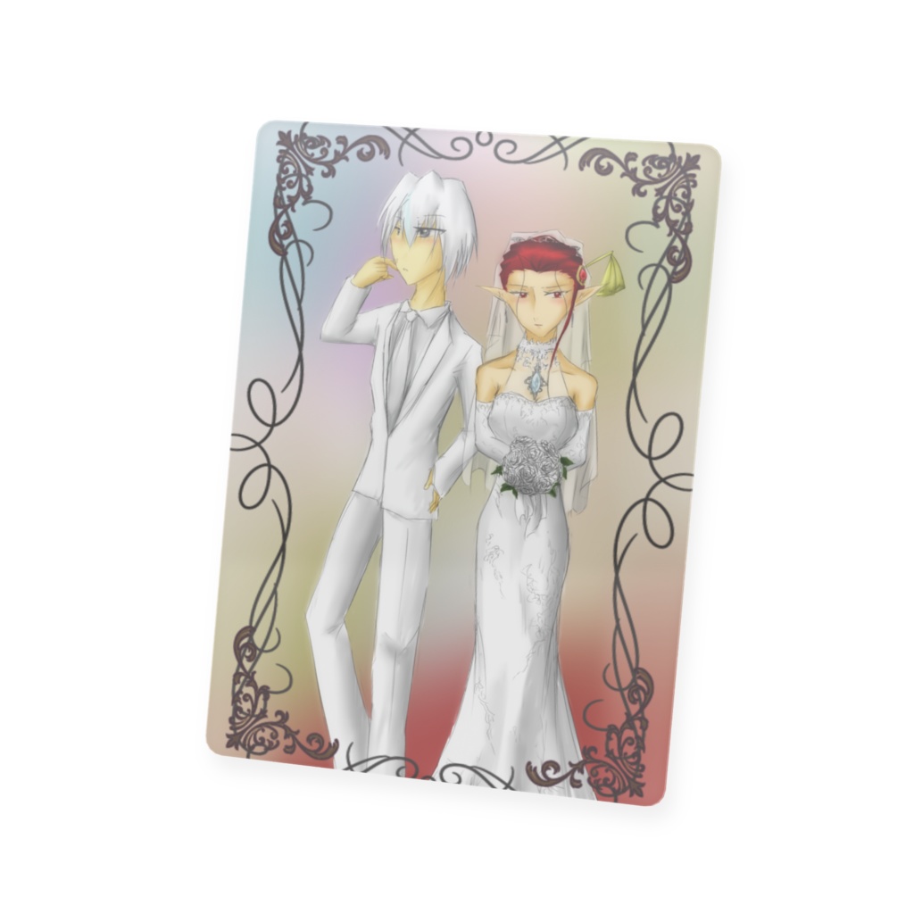 Likilia ウェディングプラスチックカード ラガール&ラフィーナ