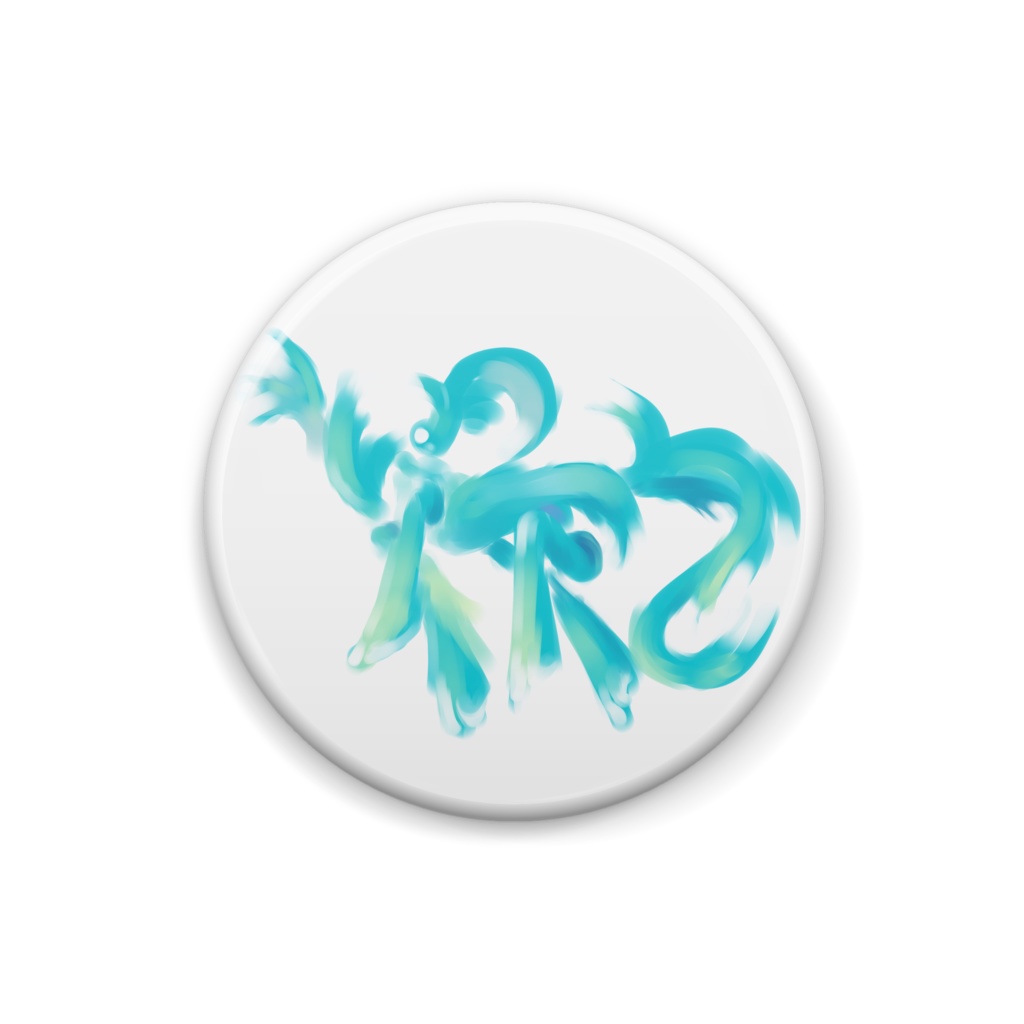 月の呼び声＿繊月　缶バッジ